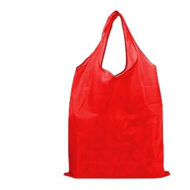 Imagem de 1 sacola de grande capacidade, bolsa de compras leve e dobrável, bolsa de compras feminina, Colorido.