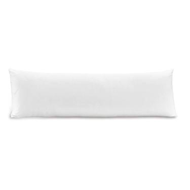 Imagem de Fronha Body Pillow Altenburg Toque Acetinado 40cm x 130cm Branco