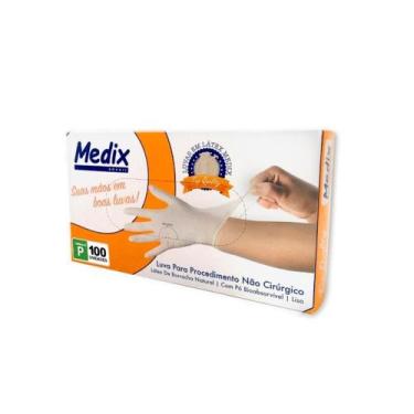 Imagem de Luva Latex Com Talco P Industrial C/100 Und Medix