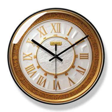 Imagem de Relógio de parede, elegante número romano, 30 cm, silencioso, sem tique-taque