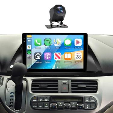 Imagem de [4+128G] Estéreo automotivo para Honda Odyssey 2005-2010 sem fio Carplay Android Auto, rádio com tela sensível ao toque de 10,1 polegadas, Android/GPS/WiFi/EQ DSP/UI/Bluetooth5.0/SWC/câmera reserva