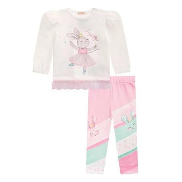 Imagem de Conjunto Infantil Menina Blusão Legging ThermoSkin Infantil-Feminino