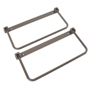 Imagem de LiebeWH RV Solping Sapating Storage Storage Aluminum Lhely Organizer para Trailer de Viagem, Motorhome (Castanho Escuro)