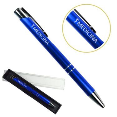 Imagem de Caneta Personalizada Cursos Metal Profissional Coloridas Medicina - ou