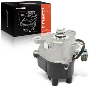 Imagem de A-Premium Distribuidor de ignição com tampa e rotor compatível com Honda Accord 1998 1999 2000 2001 2002 2.3L, substituição # 30100-PAB-A01, 30105-PAB-A01