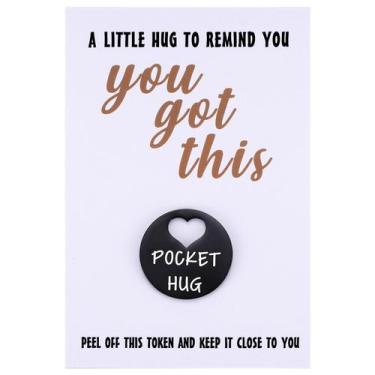 Imagem de Cartão comemorativo MIXJOY Little Pocket Hug Token Black