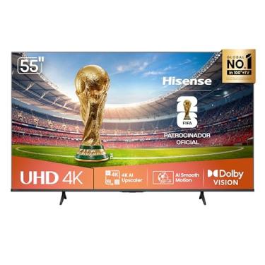Imagem de Hisense Smart TV 4K 55" Polegadas 55A6NV com Dolby Vision, HDR10, HLG, Dolby Gaming, Film Maker, DTS Virtual X, Compatibilidade Alexa e Google Home