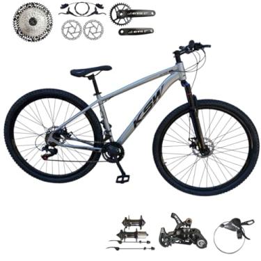 Imagem de Bicicleta Aro 29 Ksw Xlt 12 Velocidades Freio Hidraulico (PRATA/PRETO, 21)
