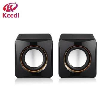 Imagem de Caixa Caixinha De Som Para Computador Notebook Pc 6w Usb P2 - Knup