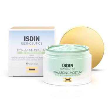 Imagem de Creme Anti-Idade Isdin Isdinceutics Hyaluronic Moisture Oily Skin 50g