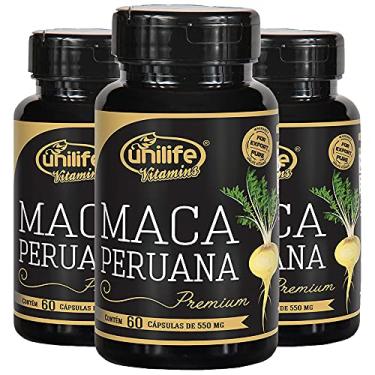 Imagem de Maca Peruana Premium 3 unidades de 60 Cápsulas Unilife 100% Pura