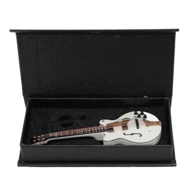 Imagem de TOPINCN Guitarra Em Miniatura Com Suporte e Caso, Mini Instrumento Musical Réplica Ornamento Guitarra Réplica Modelo Caso Decoração Presentes