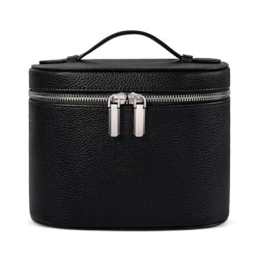 Imagem de Bolsa Portátil de Armazenamento Maquiagem Múltiplas Camadas com Zona Clara para Produtos Beleza Design Leve e Compacto Fechamento Zíper Ajustado Impermeável Tecido Resistente Estilo Simples Prático Vi