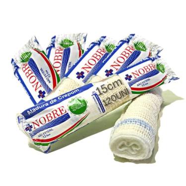 Imagem de Atadura elástica crepom 13 fios - 15cm x 1,8m - 120 rolos