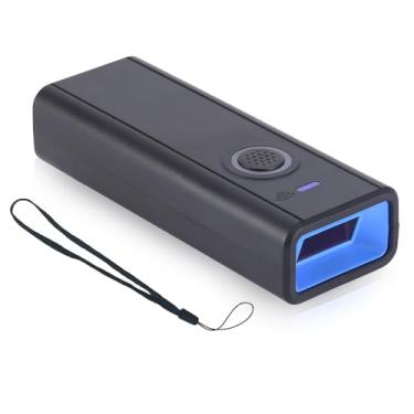 Imagem de Leitor de código barras 1D com conexão sem fio 2 4G BT e USB compatível códigos tela papel Plug Play sistemas Linux para inventário livros em biblioteca