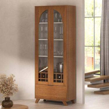 Imagem de Cristaleira Com Adega Artely Murano Cinamomo Off White