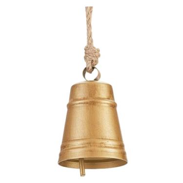 Imagem de RNXRZANK Sino de Natal Rústico de Coleção de Sinos - Novidade Versátil - Carrilhão de Vento Vintage - Decoração de Parede para Porta de Entrada - Festiv, Style H