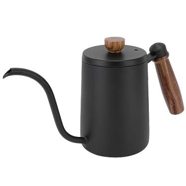 Imagem de Conjunto de Panela para Cafeteira, Kit para Fazer café Com Recipiente, Funil, Papéis de Filtro e Termômetro para Amantes de café, Acessório Doméstico para (Soco de mão negra)