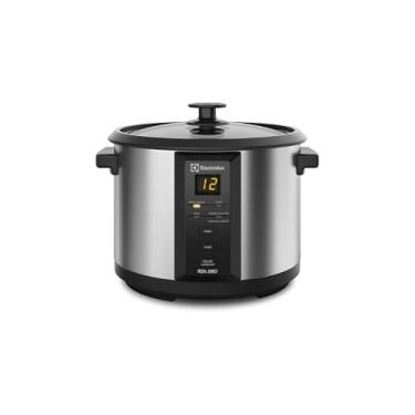 Imagem de Panela Elétrica de Arroz, Aço Inoxidável, 700W, 10 Xícaras, Sistema de Aquecimento Automático, 25 x 26 cm, 220V