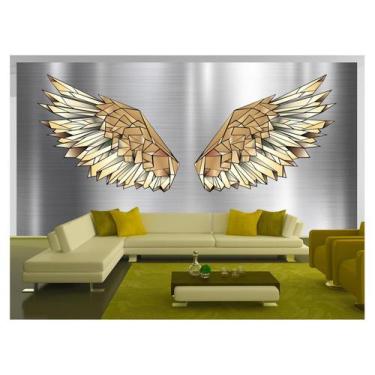 Imagem de Papel De Parede 3D Arte Asas Selfie Insta Cores 3,5M Tra218 - Você Dec