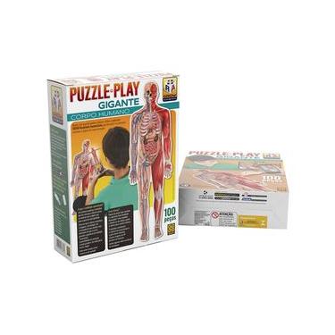 Imagem de Puzzle Play Gigante Corpo Humano Quebra-cabeça Play Gigante Corpo Humano