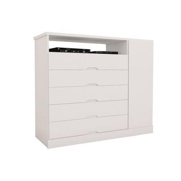Imagem de Cômoda Mademarcs Braga com 5 Gavetas e 1 Porta