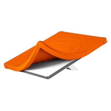 Imagem de Capa protetora de silicone DAIERTEK Starlink Mini - Capa protetora laranja, acessórios à prova d'água e anti-riscos para antena parabólica Starlink Mini (ideal para carros e trailers de camping)