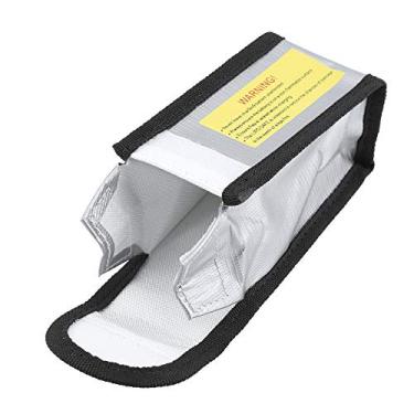 Imagem de ZAWELIYO Bolsa Protetora de Bateria Resistente a Altas Temperaturas à Prova de Fogo para Carregar e Viajar, Capa Protetora Retardadora de Chamas para Todas As Baterias, Feita de Fibra de Vidro, 2,6
