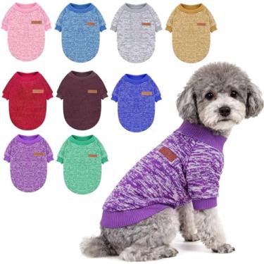 Imagem de Pet Dog Classic Knitwear Sweater,Fleece Coat for Small,Medium,Large Dog,Warm Pet Dog Cat Clothes,Soft Puppy Customes