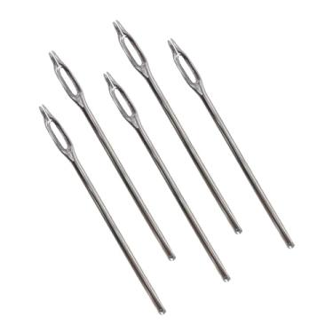 Imagem de Sandfren Agulha de plugue de pneu de carro, 5 peças, agulha de olho dividido de veículo multifuncional resistente, kit de substituição de ferramenta de reparo de furo de pneu automotivo, universal