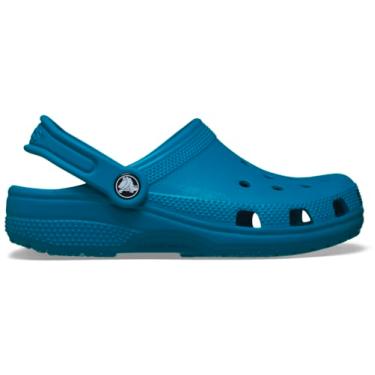 Imagem de Crocs Tamancos clássicos para bebês, Turbo, azul-petróleo, 11 Little Kid