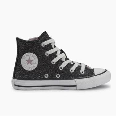 Imagem de Tênis Infantil All Star Cano Alto Glitter CK11870002 - PR/RS/BR-Feminino