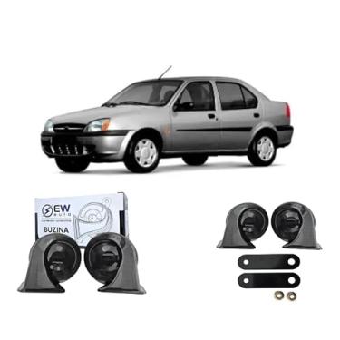 Imagem de BUZINA AUTOMOTIVA CARACOL (PAR) GRAVE/AGUDO PARA FIESTA SEDAN 2000>2003