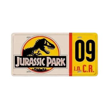 Imagem de Placa De Metal Vintage Jurassic Park Para Decoração De Clubes, Bares, 