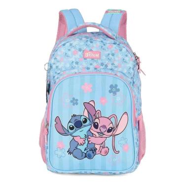 Imagem de Mochila Com Alça Stitch Azul E Pink