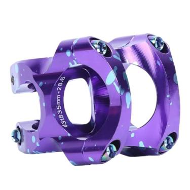 Imagem de Mesa ultraleve para MTB, guidão de 35 mm, usinagem CNC, inclinação de 0 graus, suporte para bicicleta, espiga de 31,8 mm e 28,6 mm. Peças para mountain bike.(Camo Purple)