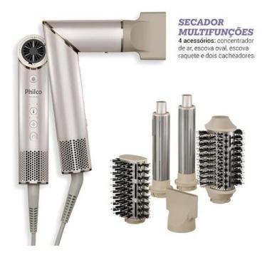 Imagem de Secador De Cabelos Psc3500 4 Em 1 Power Style Philco Bege 220v, 220V