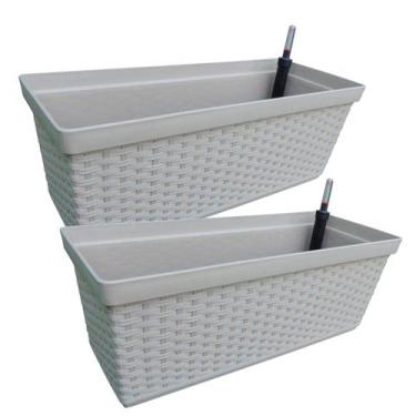 Imagem de Vaso para plantas Floreira Jardineira grande13 Litros Horta Mudas sucu