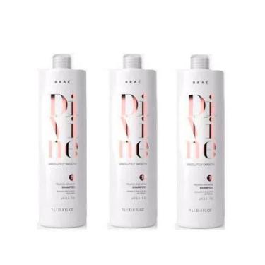 Imagem de Kit Brae Divine Shampoo Anti-Frizz 1L - 3 UNIDADES - BRAÉ