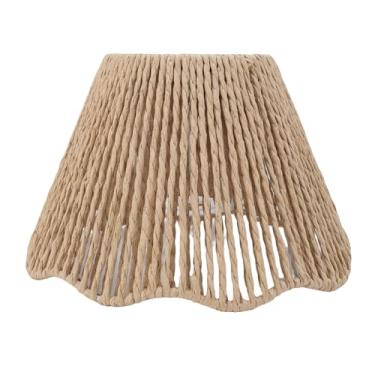 Imagem de YOUTHINK Corda Tecido Abajur Decorativo Acenando Bainha Abajur Cozinha Quarto café