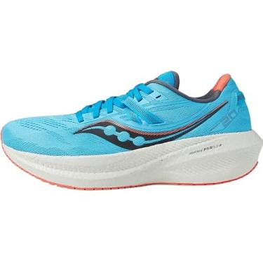 Imagem de Saucony Tênis de corrida feminino Triumph 20, Oceano/Coral, 41