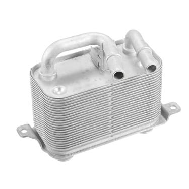 Imagem de A ABSOPRO Resfriador de óleo automático do motor No.17117534896 Trocador de calor de transmissão Resfriador de óleo para BMW E60 2006-2010 Alumínio prateado