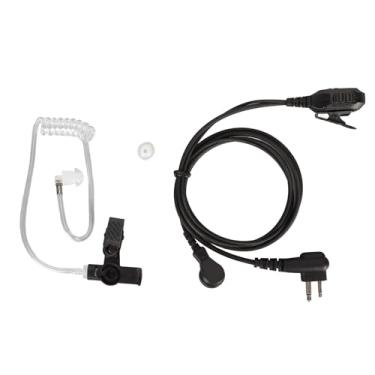 Imagem de ASHATA Fone de Ouvido Com Tubo Acústico de Ar, Fone de Ouvido de Intercomunicação Com Plugue de 2 Pinos Com Função e PTT, para DP1400 EP450 DEP450 CP040 CP140 CP180 XTN446 BPR40