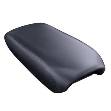 Imagem de Para Honda HR-V 2 em 1 2023 ~ 2026 Capa de apoio de braço e bandeja de privacidade oculta para console central de silicone - [Design OEM e borracha de silicone líquido amigável] - Preto fino