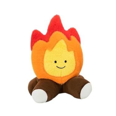 Imagem de harayaa Brinquedo de Pelúcia em Formato de Fogueira, Figura de Pelúcia Criativa, Almofada de Sofá, Brinquedo Macio para Crianças, Meninos e Meninas, Presente