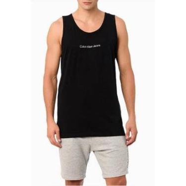 Imagem de REGATA CKJ MASCULINO LOGO CENTRALIZADO  - 0987 G PRETO-Masculino
