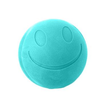 Imagem de Dekun Bola de brinquedo indestrutível para cães para mastigar agressivos, fibra de bambu segura e borracha natural não tóxica, bola de mastigar 7 cm para filhotes (azul)