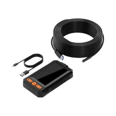Imagem de Endoscópio Industrial Com Tela IPS De 4.3'' À Prova d'Água, Sonda De 8