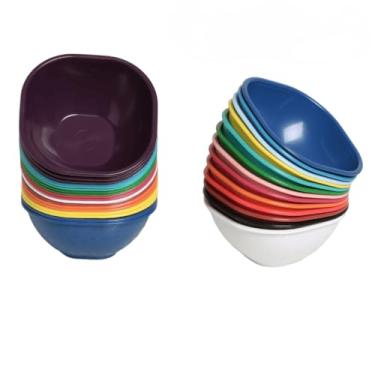 Imagem de Kit Tigela Bowl Sobremesa Sorvetes (Kit 10 unidade 300ml laranja)