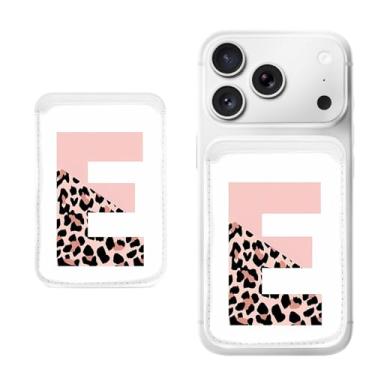 Imagem de Suporte magnético para iPhone, carteira fina de couro PU, capa para cartão, capa traseira para cartão, acessório de telefone fofo